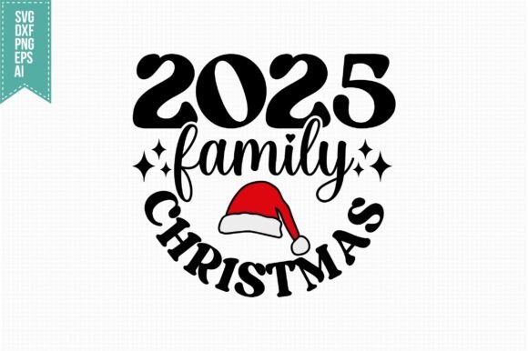 2025 Family Christmas SVG: A Festive Embroidery Design
