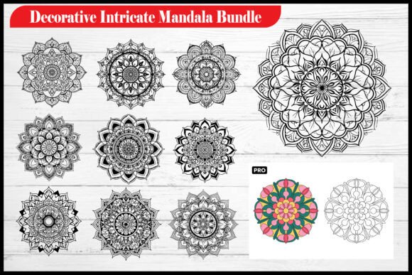 A Mandala Bundle for Crafts, Graphics, and Editorial Brilliance