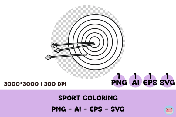 Archery Target with Arrows: A Versatile Graphics Illustration