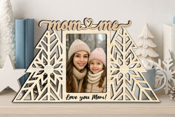 Christmas Tree Mom and Me SVG: A Laser Engraving Gem