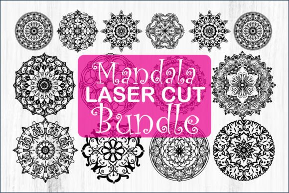 Elegant Hand-Drawn Mandala Designs for Crafts and Graphics