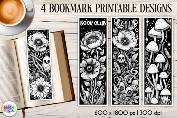 Spooky Cute Halloween Bookmarks: A Graphic Asset for Crafters