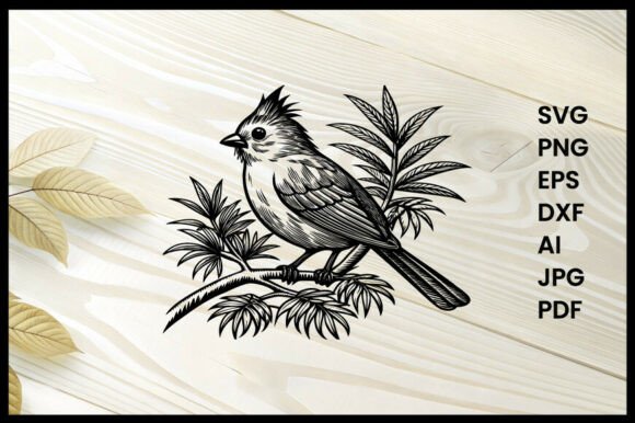 Tufted Titmouse Line Art Design: A Detailed Review