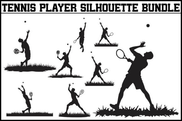 When a Tennis Silhouette Design Doubles as a Craft Graphics Asset