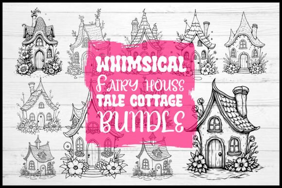 Whimsical Fairy Tale Cottage Graphics: A Brand Designer's Review